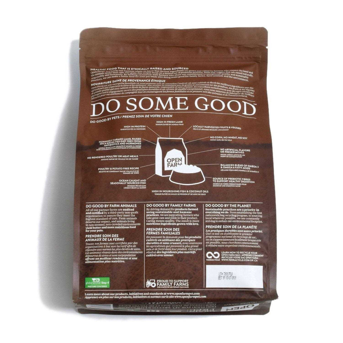 Grain-Free Pasture Raised Lamb Dry Dog Food F19129