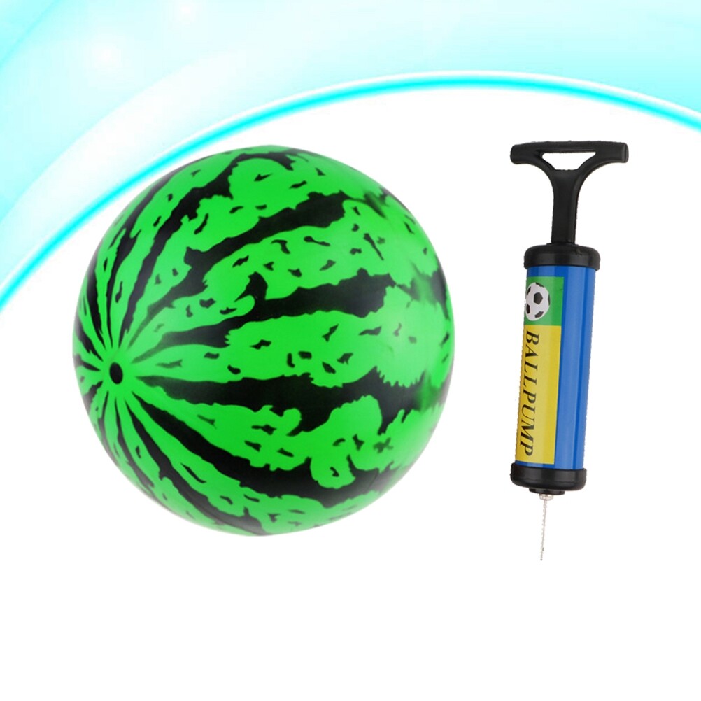 2Pcs 9 Inch Inflatable Bouncy Ball with Pump Kids Education Toys A537