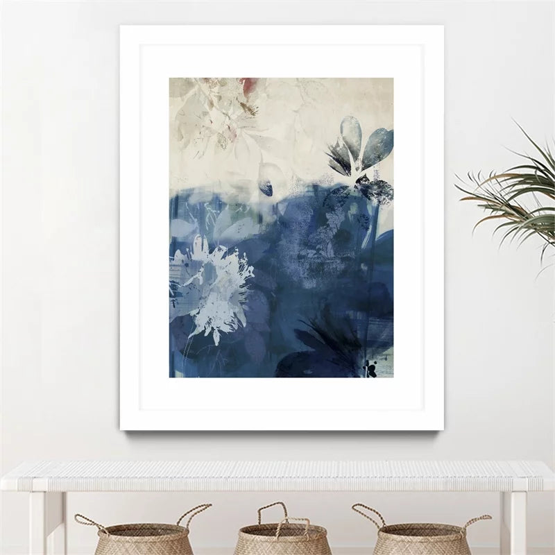30x40 Matted and Framed in White A8927