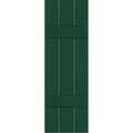 2-Pack 12-in W x 75-in H Chrome Green Wood Exterior Shutters Y607