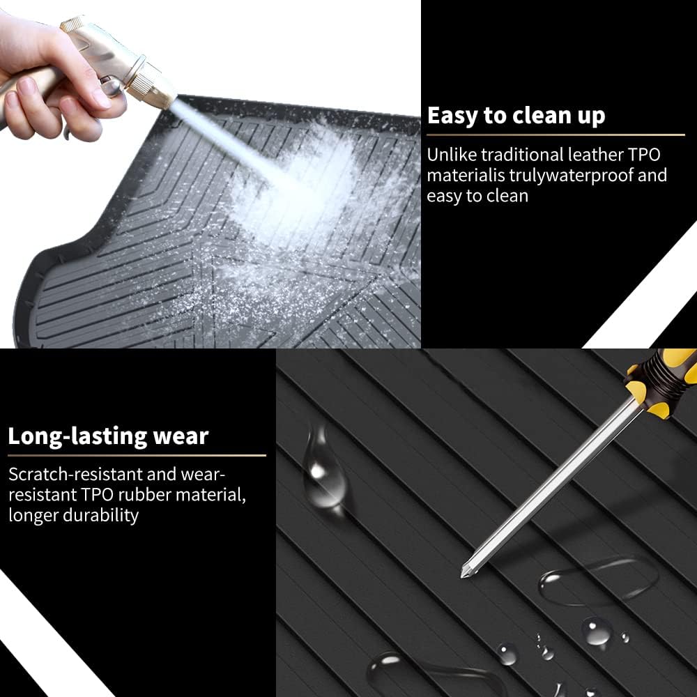 Black All Weather Cargo Trunk Liner Floor Mat A661208