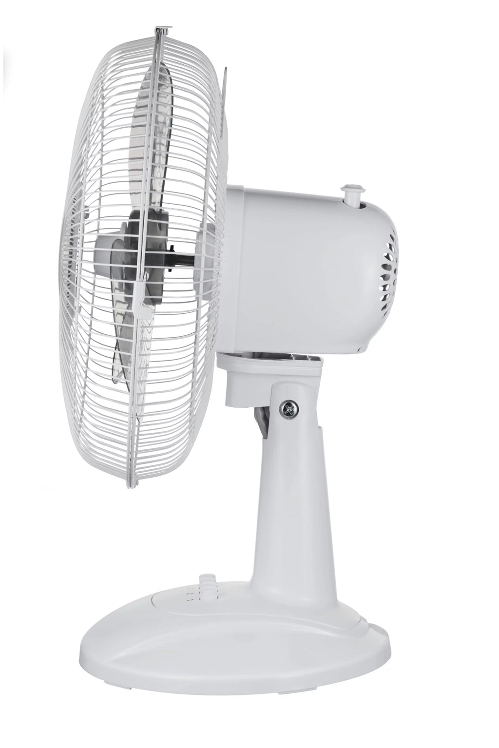 3-Speed Oscillating Table Fan White O818734
