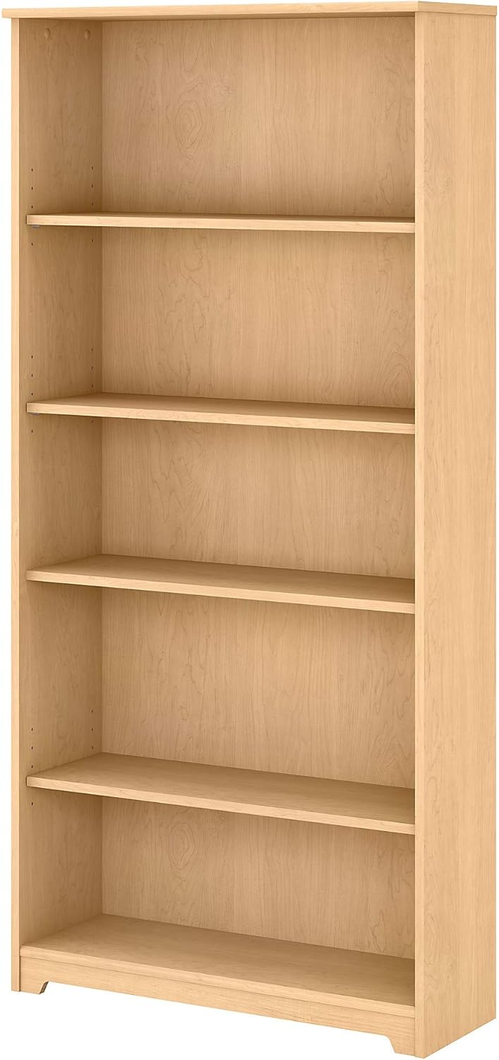 Natural Maple 5 Shelf Bookcase C73910