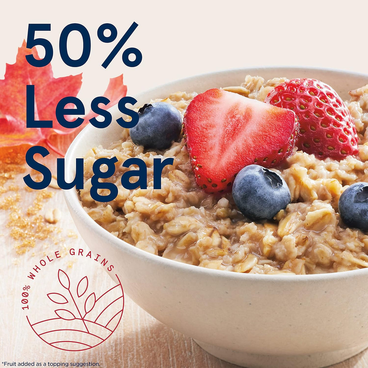 Maple Brown Sugar Instant Oatmeal, 1.19 oz Packets, 8 Count D50134