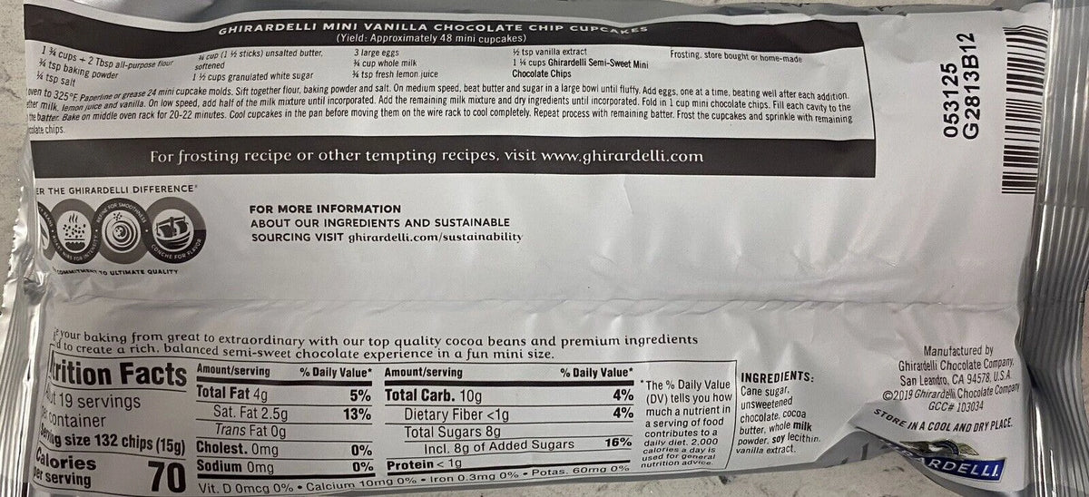 Semi Sweet Chocolate Baking Chips 10 oz 2 Pack M762257