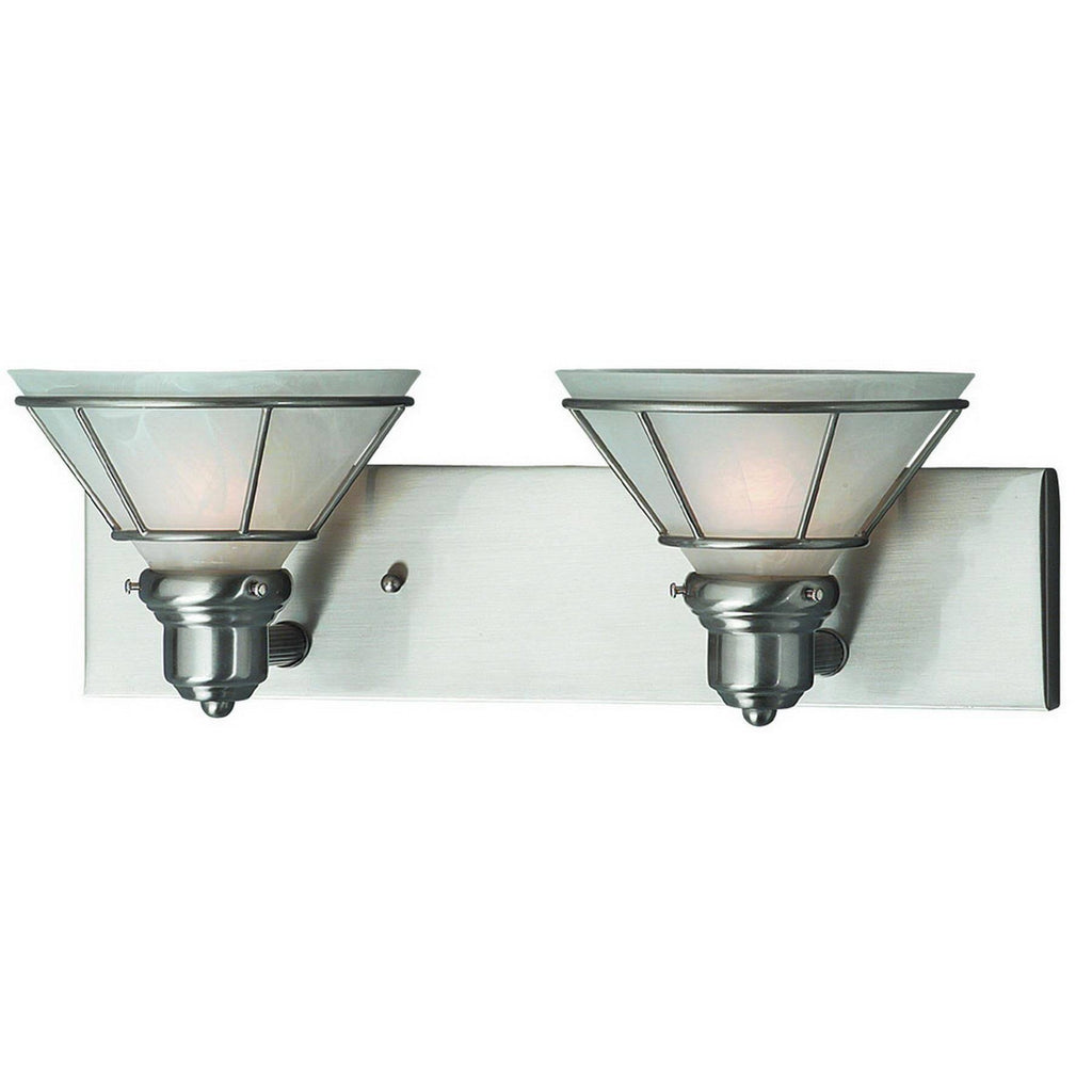 2 Light Bath Satin Nickel I8285