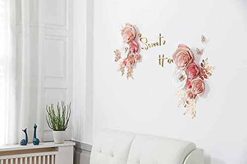 Large 3D Artificial Paper Flower Wall Decor K9050