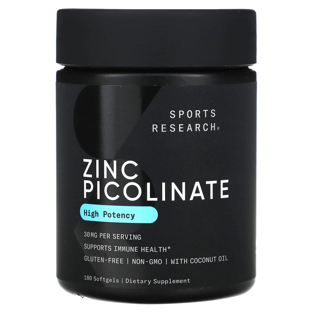 Zinc Picolinate 30 mg 180 Softgels F447