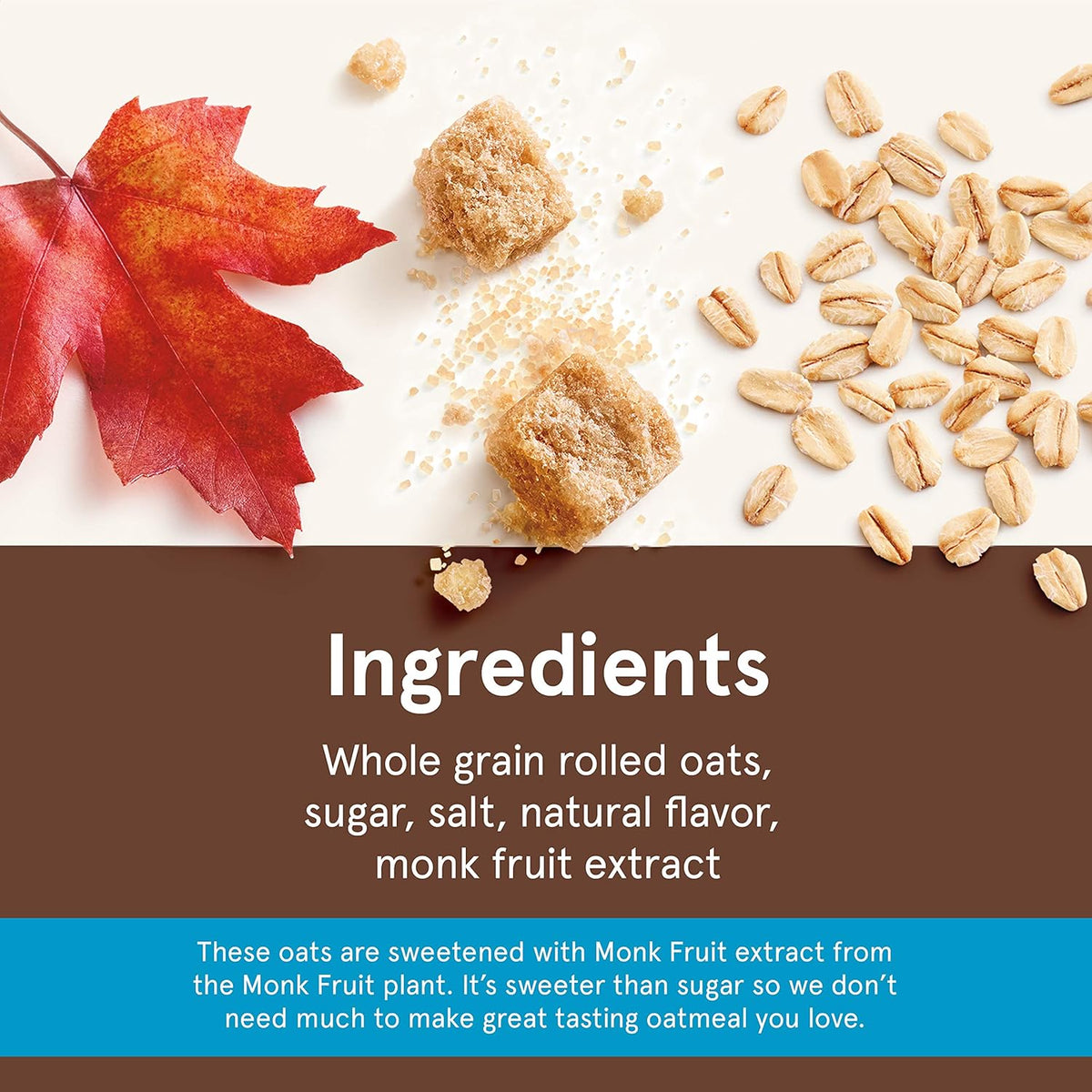 Maple Brown Sugar Instant Oatmeal, 1.19 oz Packets, 8 Count D50134