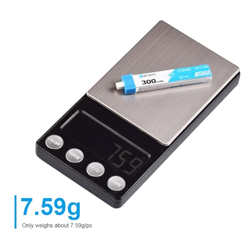 300mAh 1S Battery 3.8V 30C/60C Lipo with 1.0mm Banana Connector L1679
