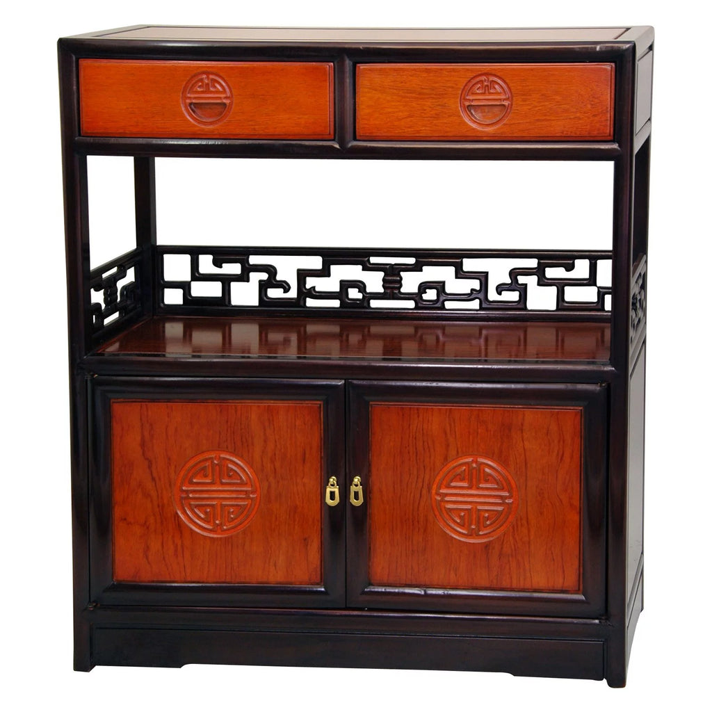 Rosewood Display Cabinet T523