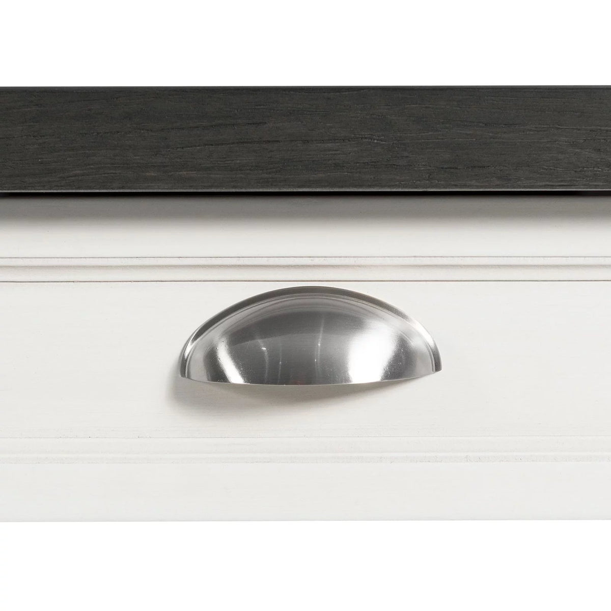 White Dining Table with Storage E6560
