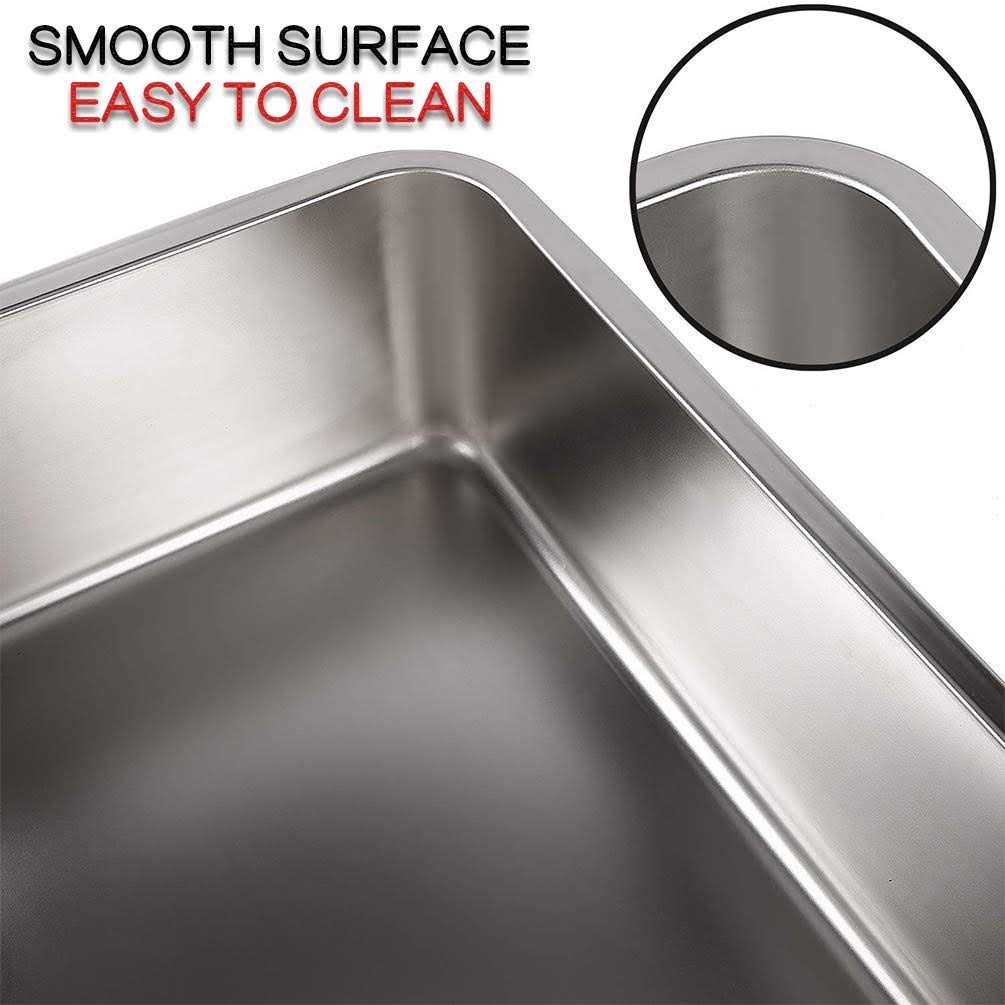 Stainless Steel Cat and Rabbit Litter Box Z330821