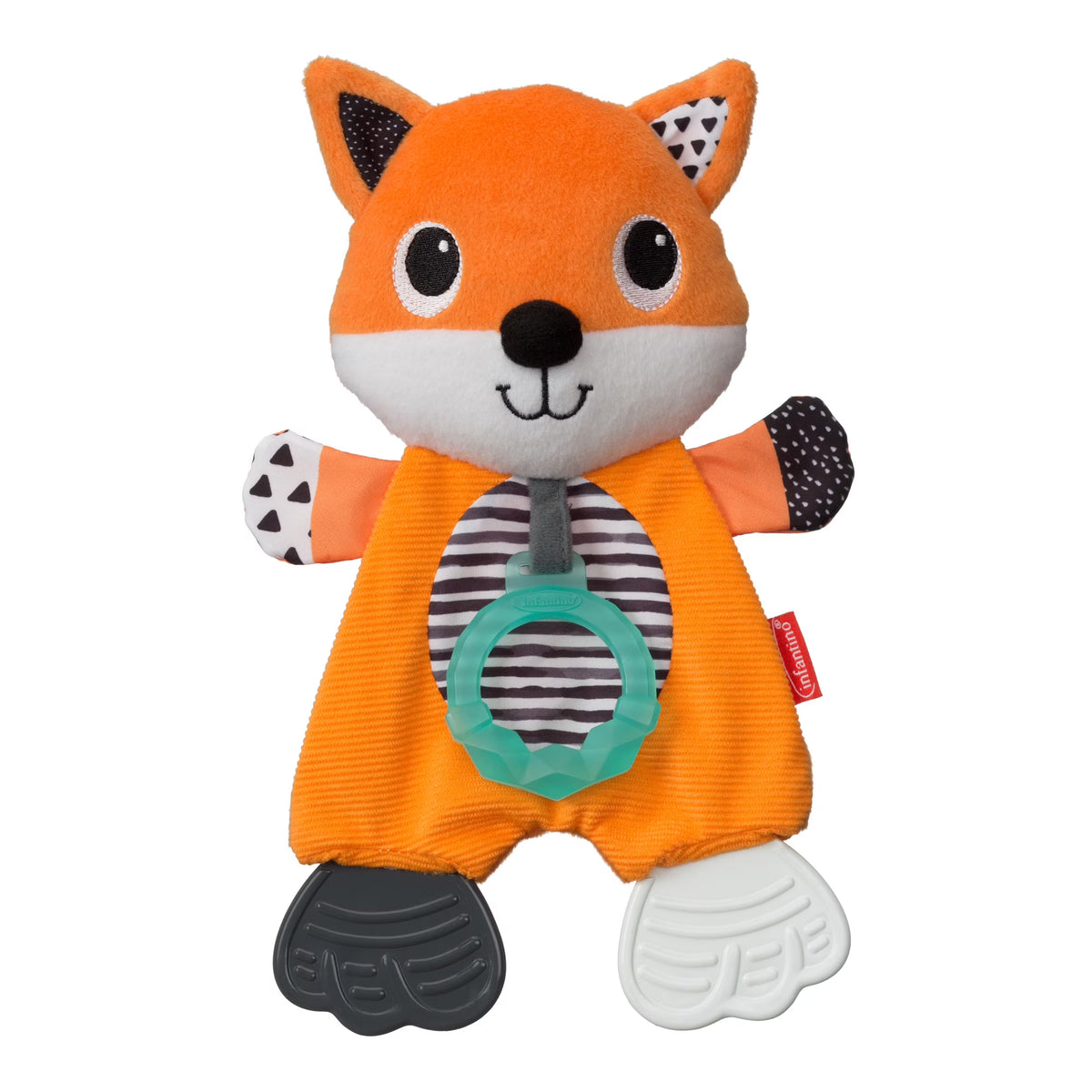 Fox Cuddly Rattle Textured Teether L949721