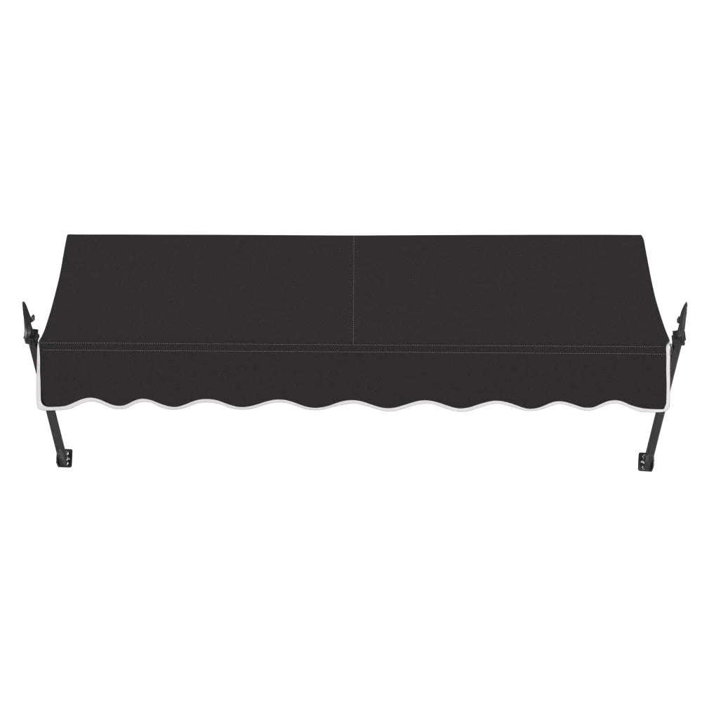 Black Acrylic Fixed Awning A7688