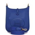 Bleu Royal Clemence Leather Bag I4033