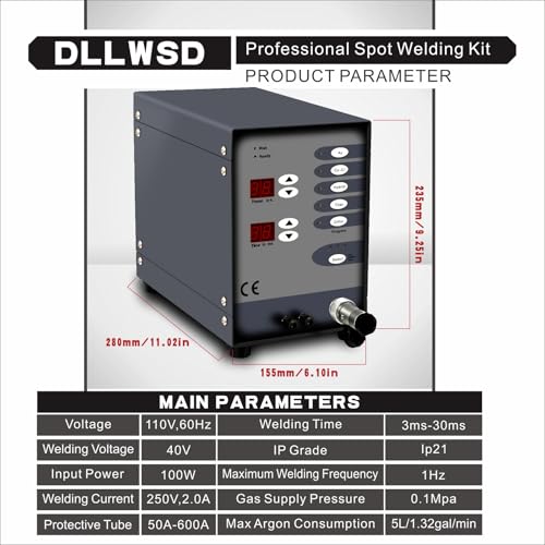 100A Pulse Arc Spot Welder Kit for Gold Silver Welding L12173