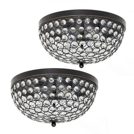Bronze 2-Light Flush Mount Set of 2 Z959