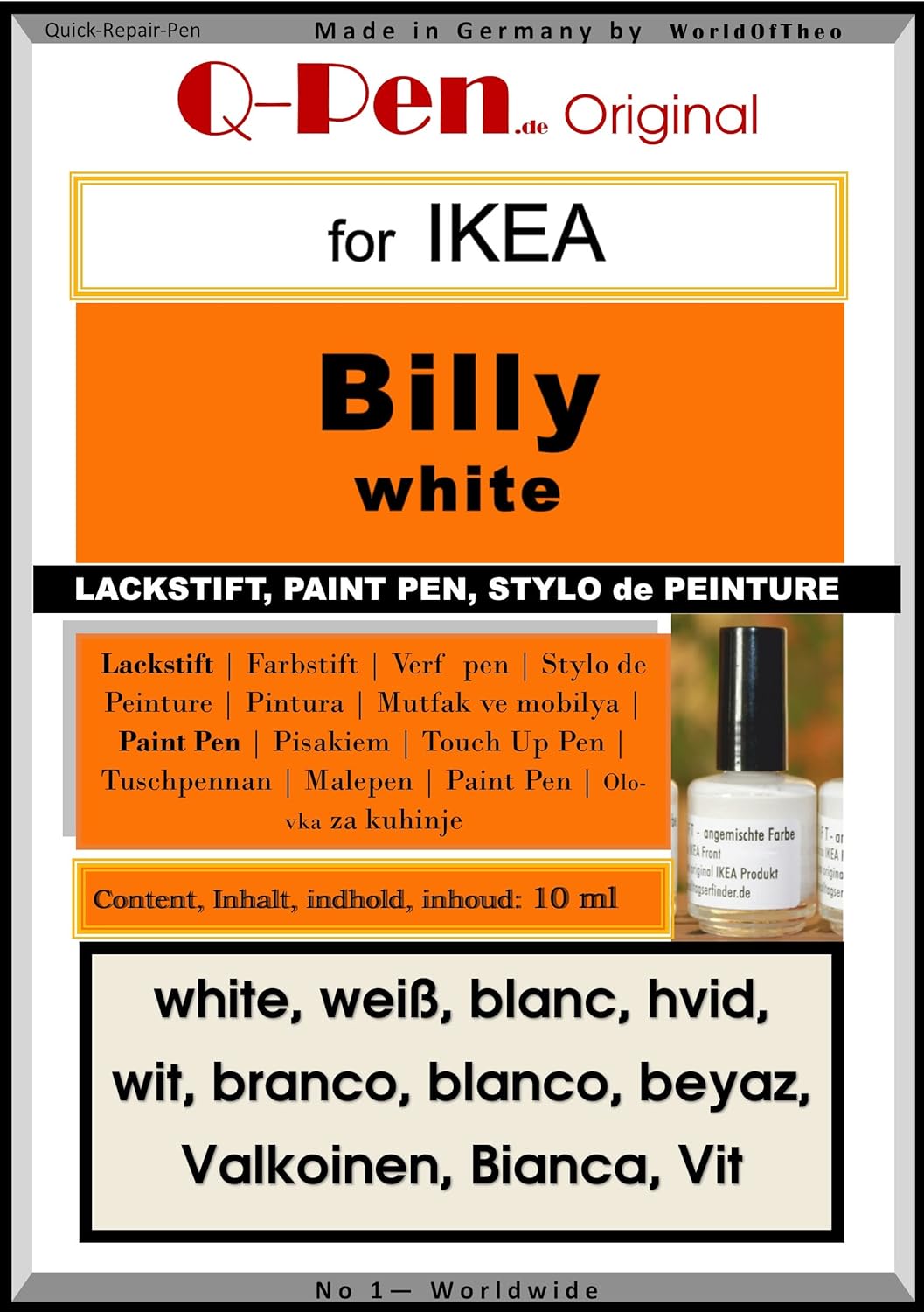 Touch Up Paint White G248972
