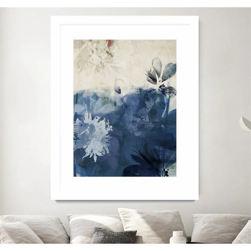 30x40 Matted and Framed in White A8927