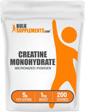 Micronized Creatine Monohydrate Powder 1kg Unflavored Gluten Free O89175
