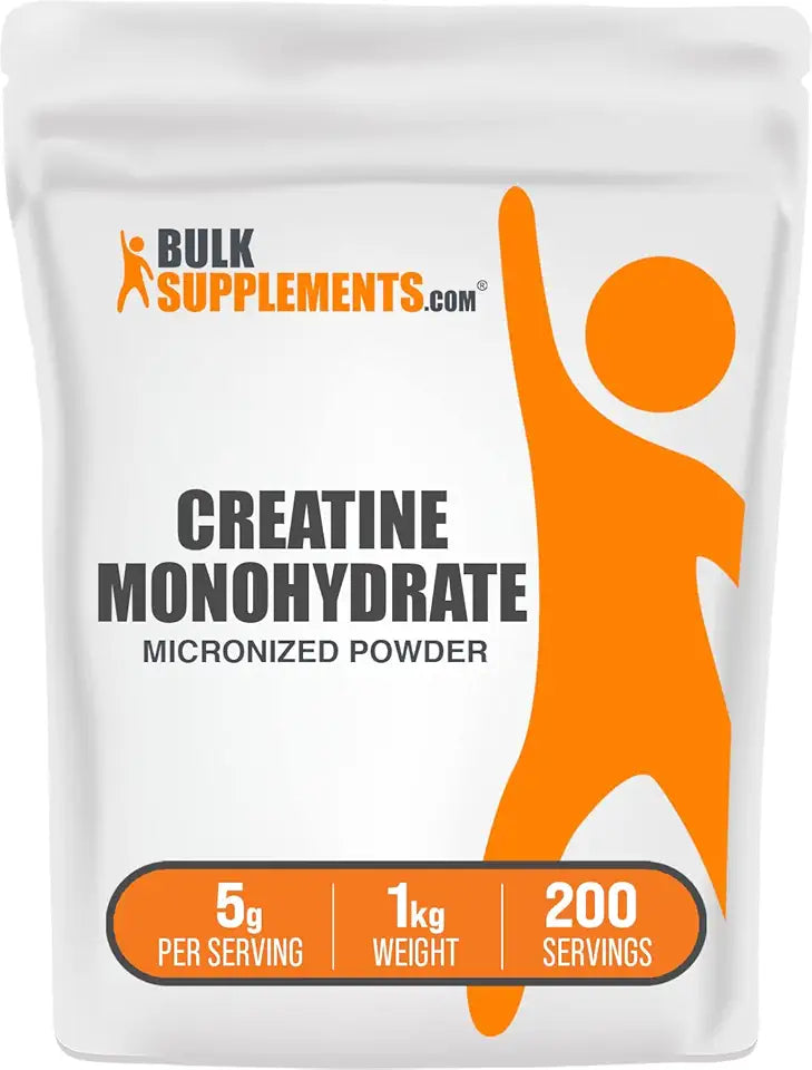 Micronized Creatine Monohydrate Powder 1kg Unflavored Gluten Free O89175