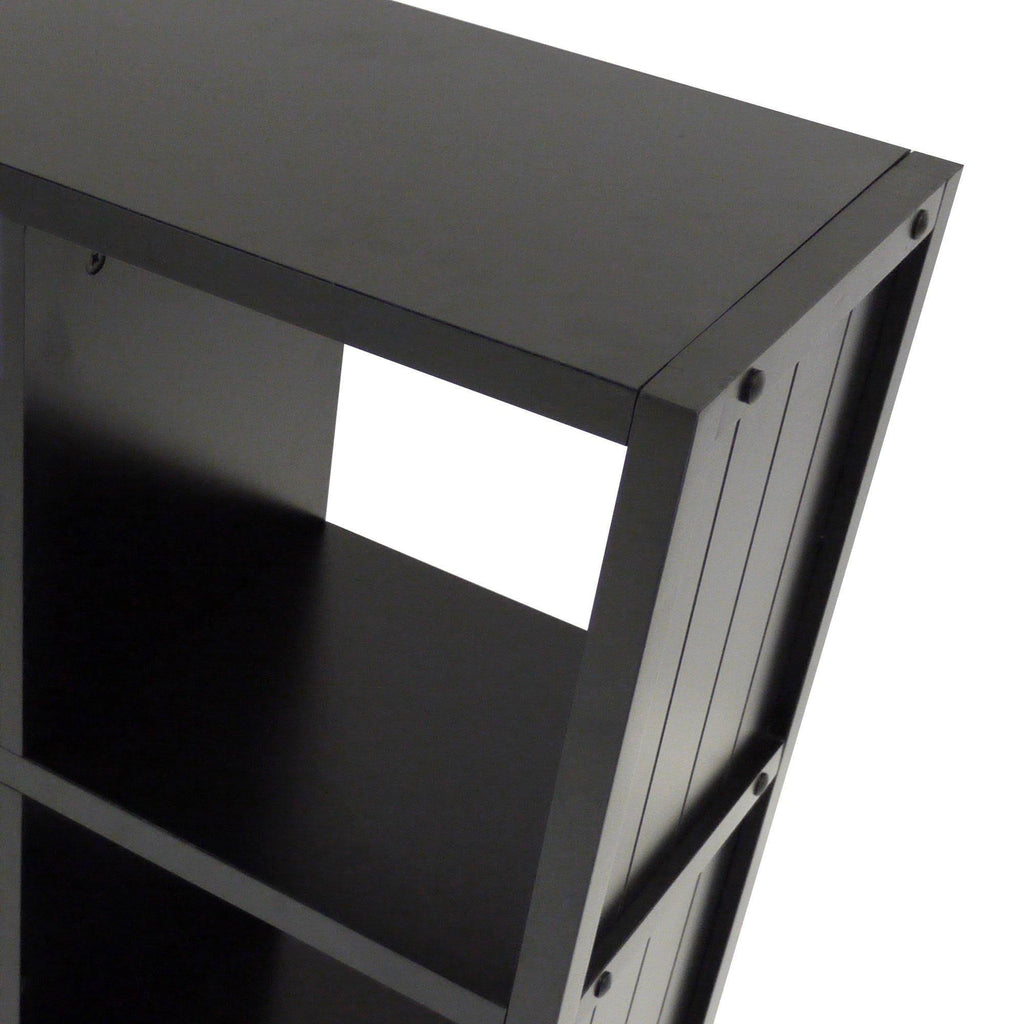 2 x 2 Cube Shelf with Wainscoting Panel V7145