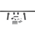 Barn Door Hardware Set with 8 ft Track, Silver Metallic J481284