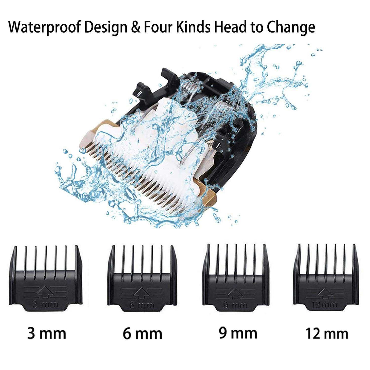 Dog Grooming Kit Clippers Low Noise Electric Quiet Rechargeable Cordless R68785