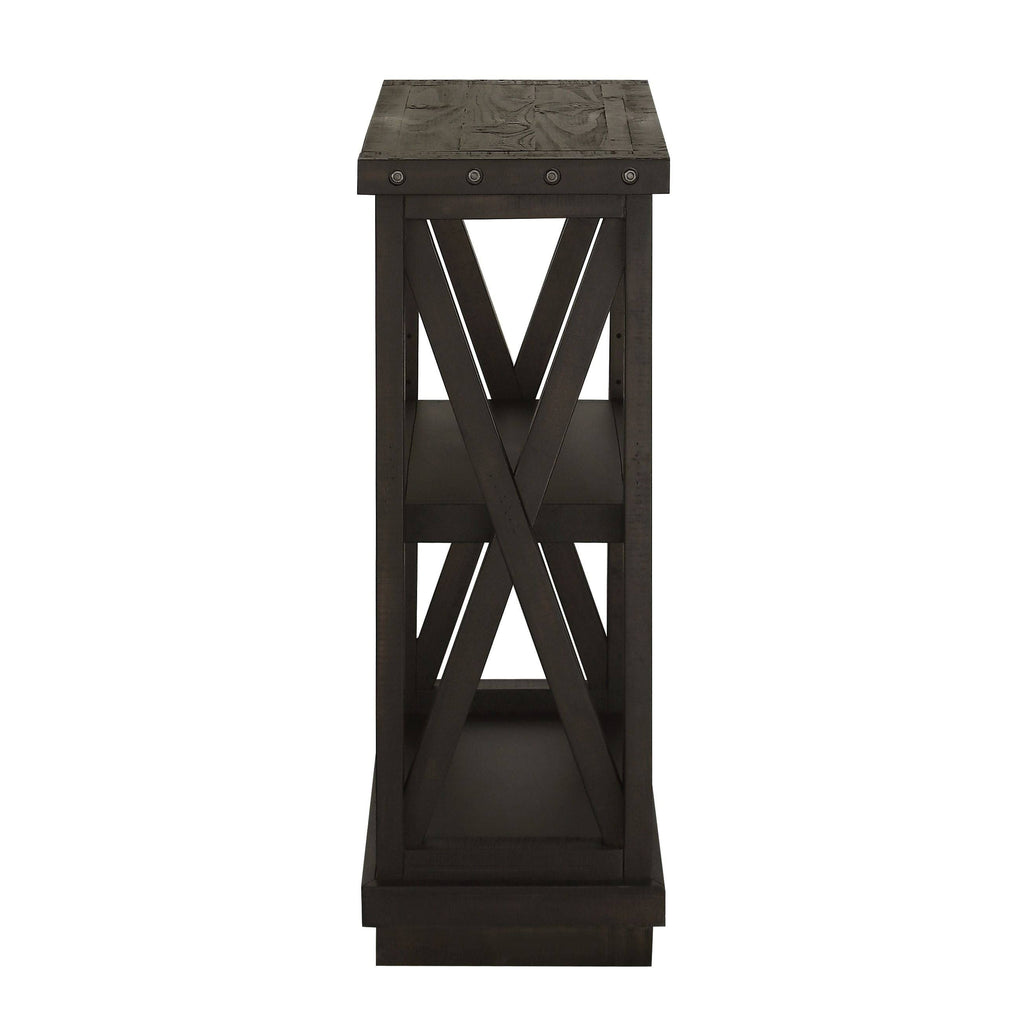 3 Shelf Solid Wood Bookshelf W96173
