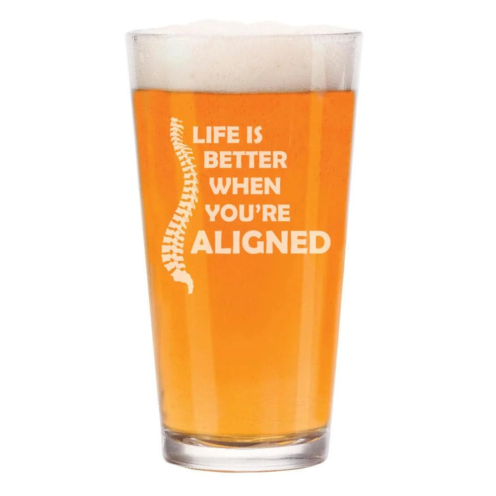 16 oz Beer Pint Glass Y324