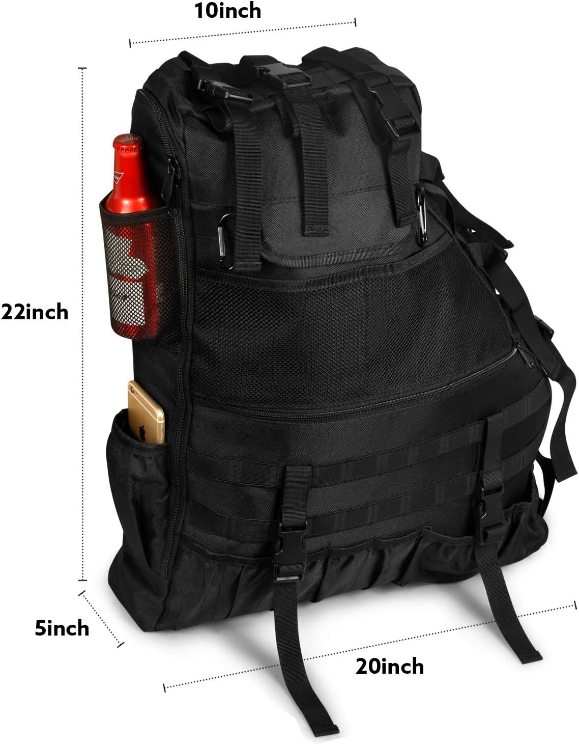 Roll Bar Storage Bag Cage with Multi-Pockets & Organizers J880