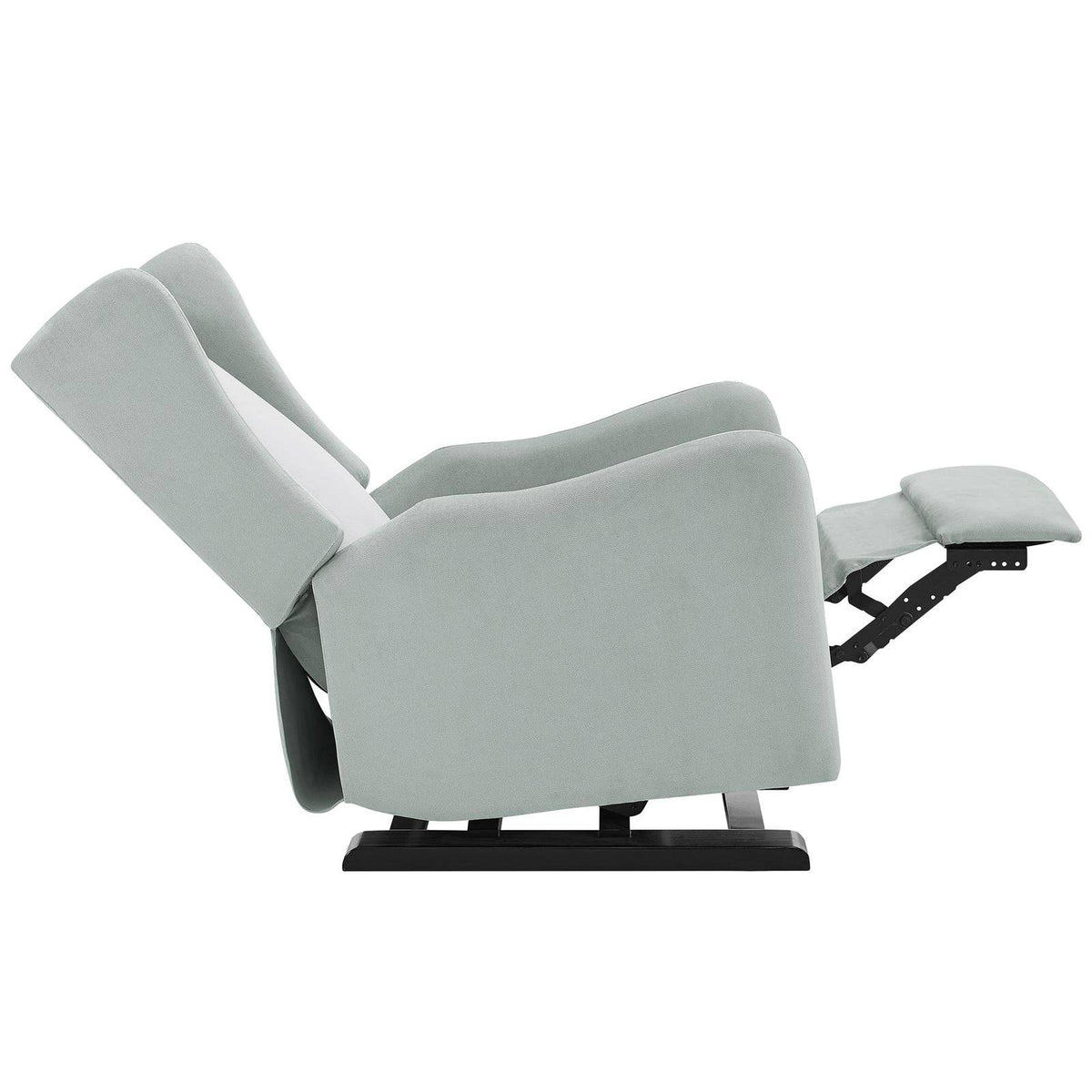 Light Gray Gliding Recliner S977147
