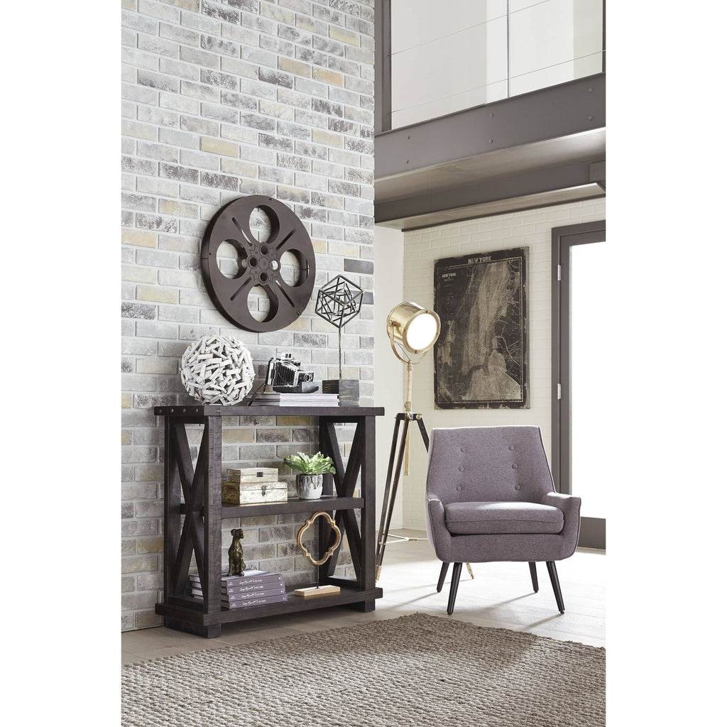 3 Shelf Solid Wood Bookshelf W96173