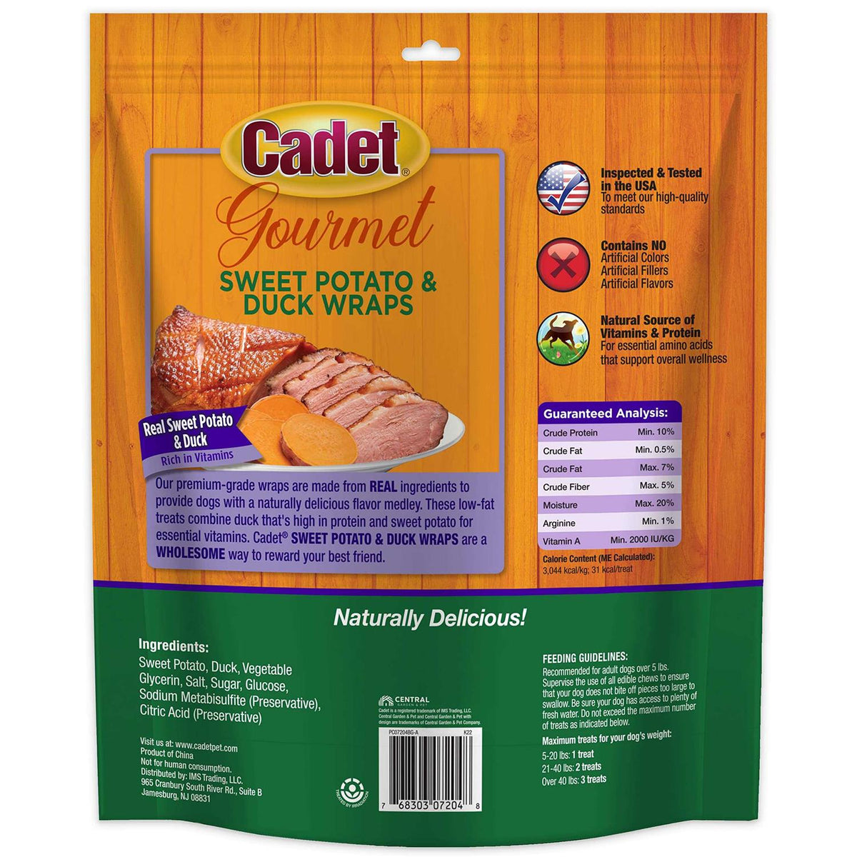 Sweet Potato & Duck Dog Treats B197