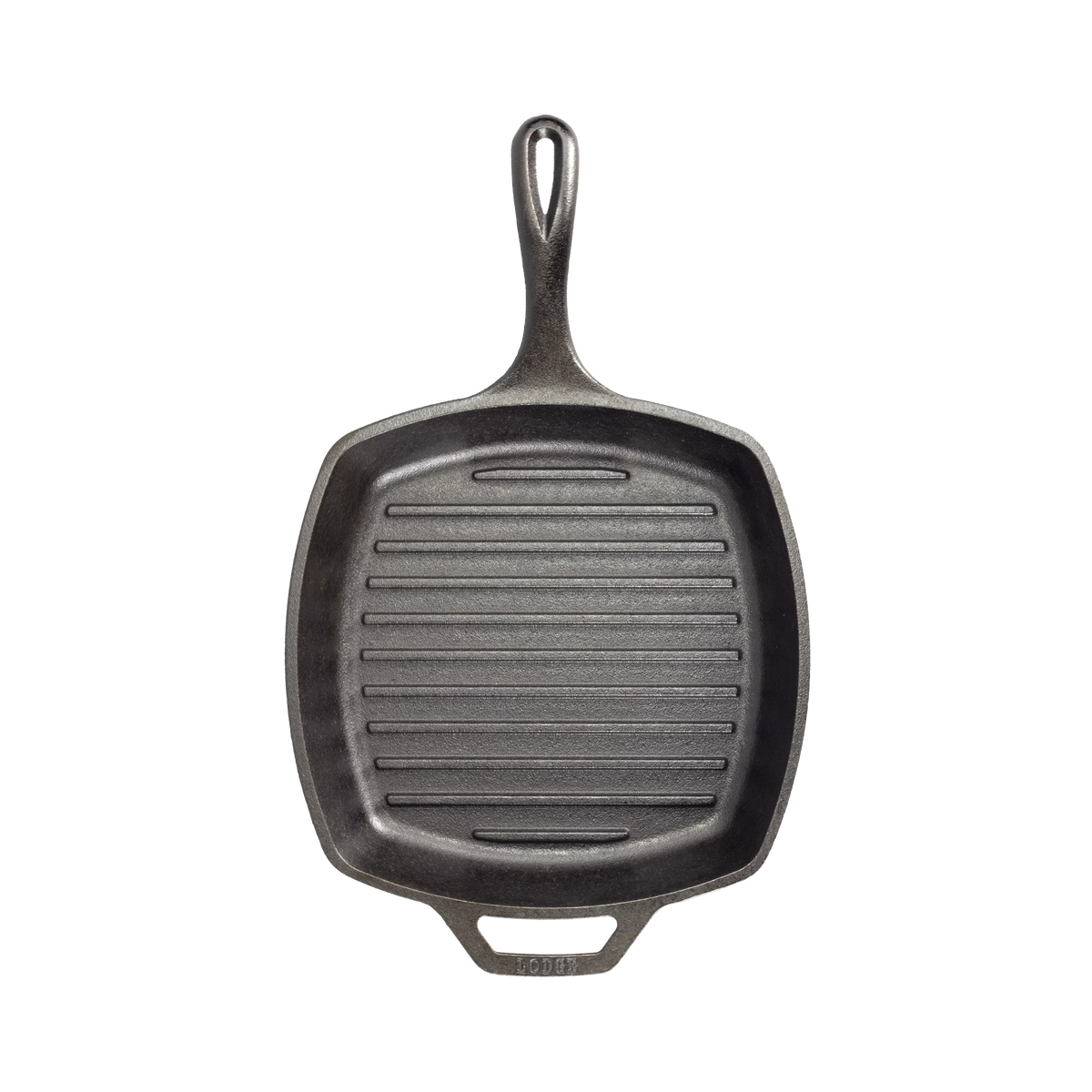 10.5 inch Seasoned Square Cast Iron Grill Pan Y705579