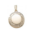 14K Yellow Gold Filled Round Locket Necklace Z864677