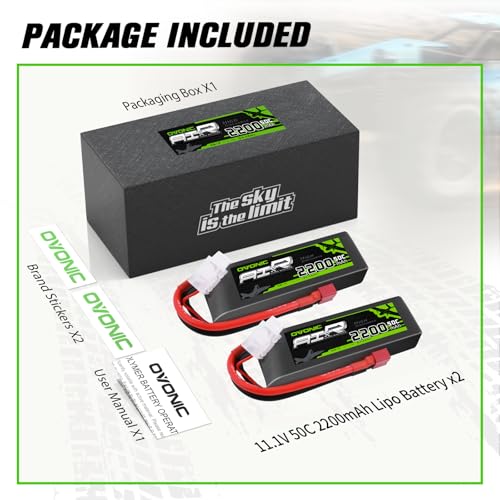 3S 2200mAh 11.1V 50C Lipo Battery with Dean-Style T Connector H1943