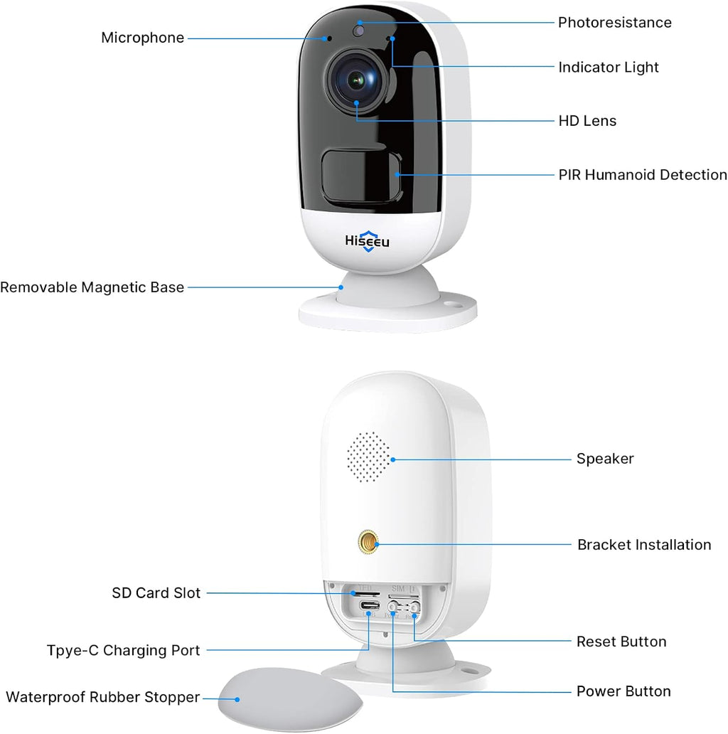 2k Outdoor Security Camera System, 2-Cam Wire-Free, 4 Channel, Night Vision R678548