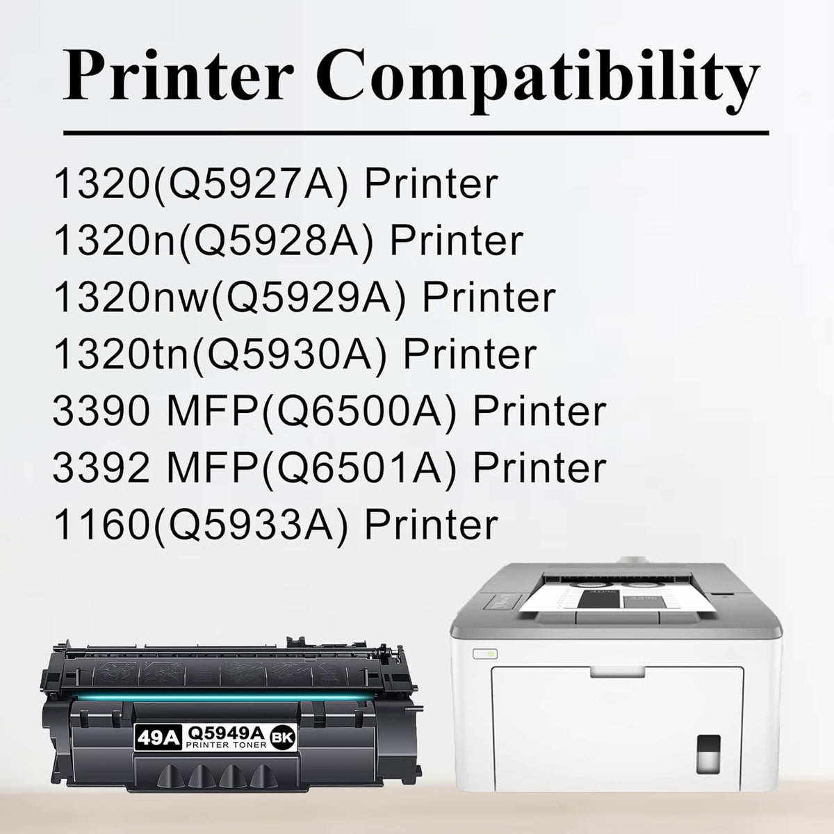 Black 2-Pack Compatible 49A Toner Cartridge V63098