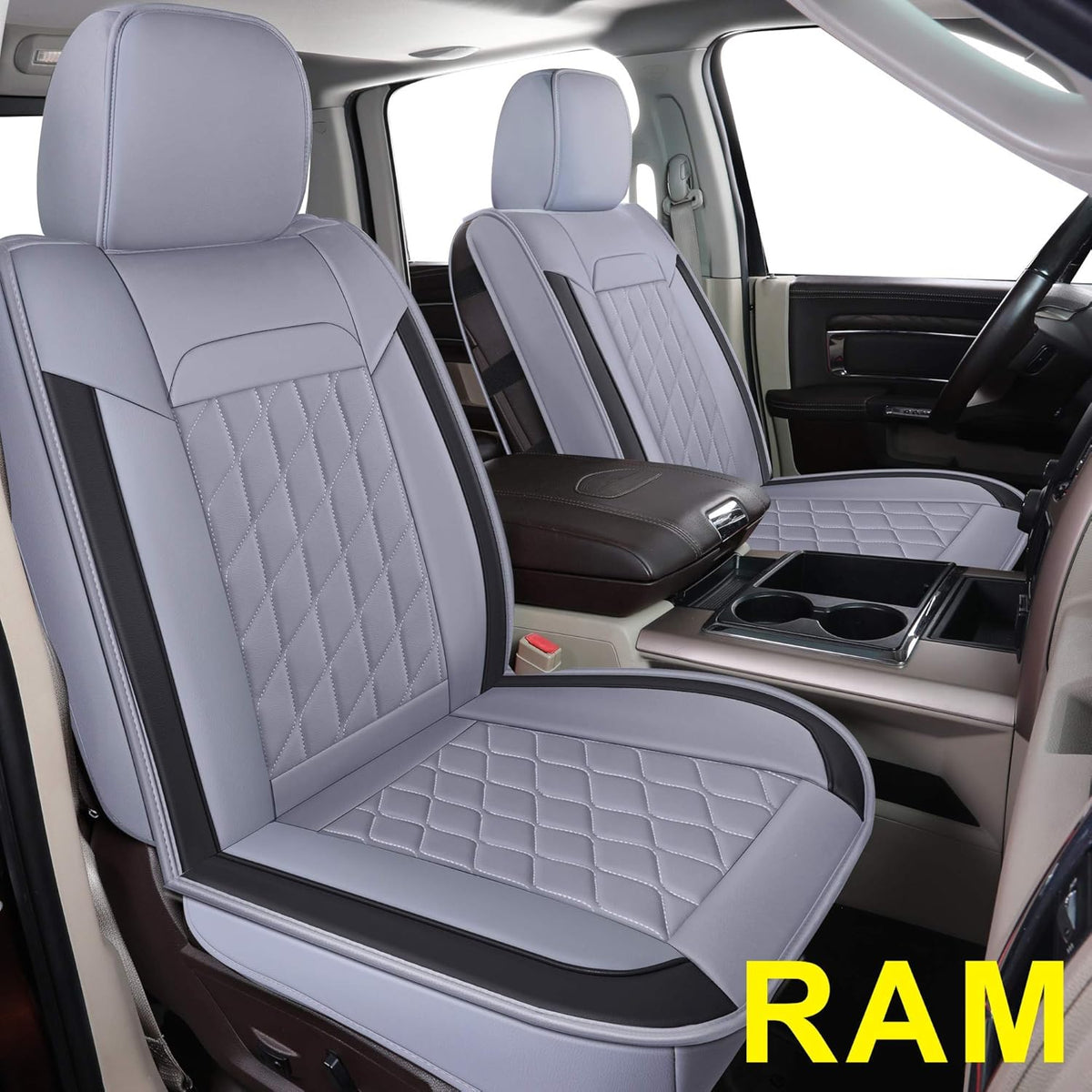 Ram Seat Covers Full Set with Faux Leather E631022