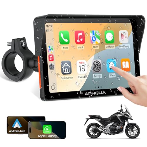 7-Inch Motorcycle GPS Navigation System with Apple CarPlay & Android Auto U6723
