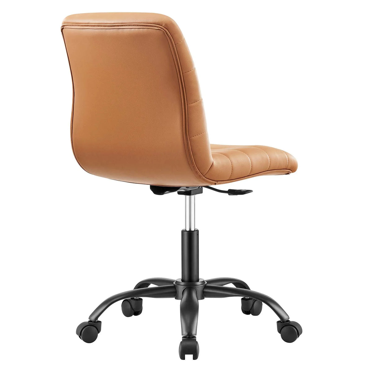 Black Tan Vegan Leather Office Chair A958962