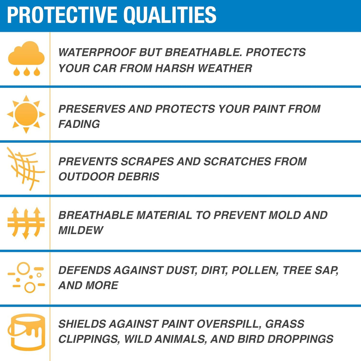 Gray 5-Layer Truck Cover G574