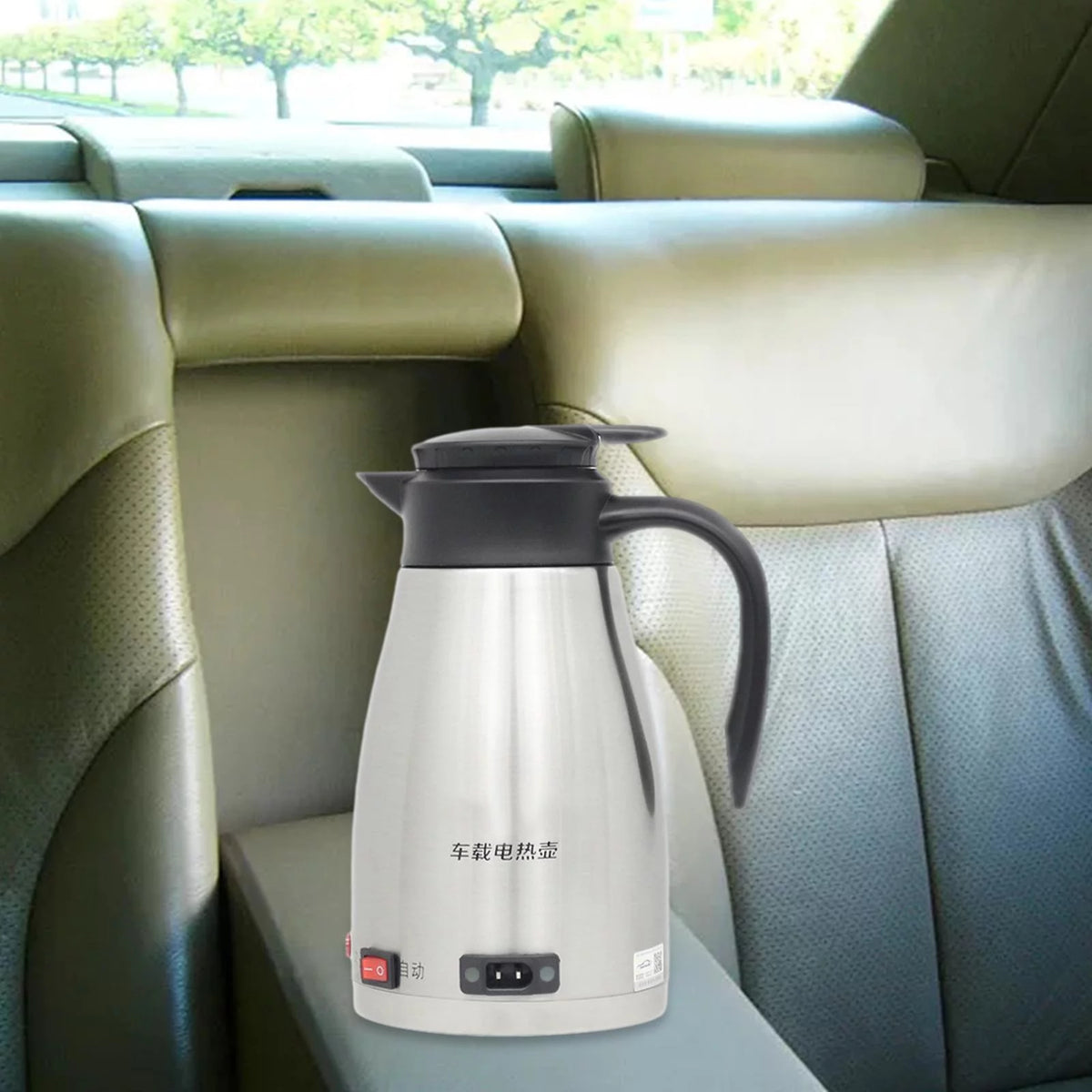 12V Stainless Steel Car Electric Kettle 1300ml H35855