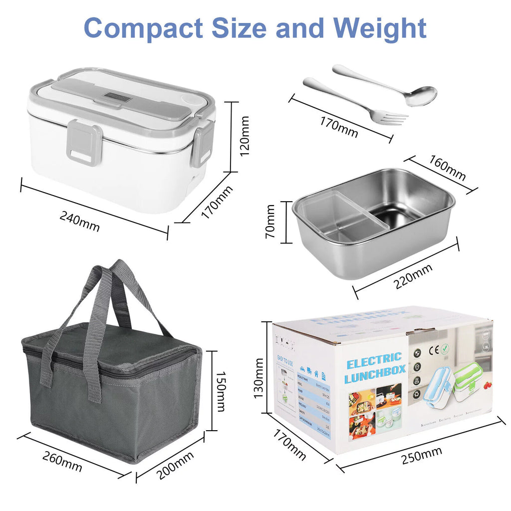 Leak Proof 1.8L Electric Heating Lunch Box with Carry Bag U335237