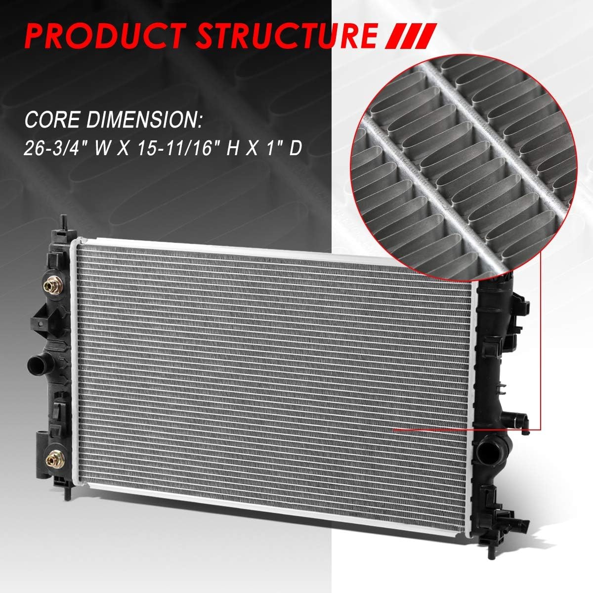 Aluminum Core Cooling Radiator M5741