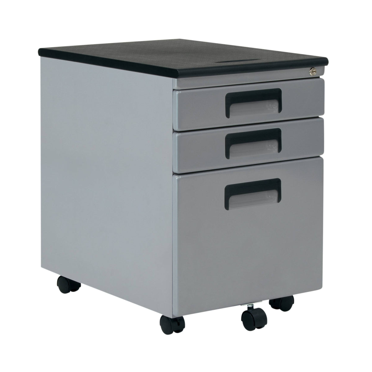 3 Drawer Metal Rolling File Cabinet with Locking Drawers M59868
