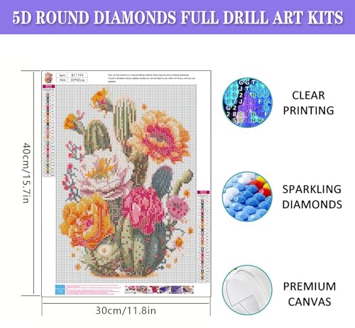 5D Diamond Painting Kit (13.78 X13.78 inch) E78884