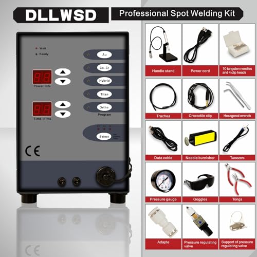 100A Pulse Arc Spot Welder Kit for Gold Silver Welding L12173